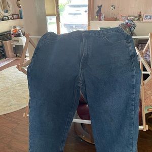 Carhart flannel lined jeans size 40 x 30